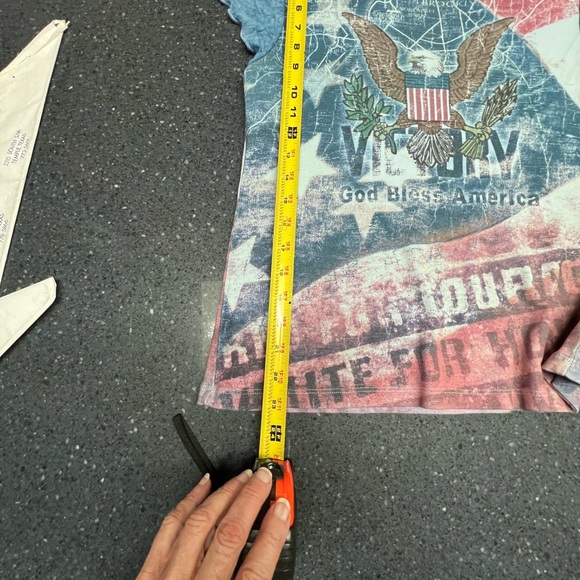 Ladies Susie in the City Novelty Tee size L red-white-blue - Picture 5 of 10